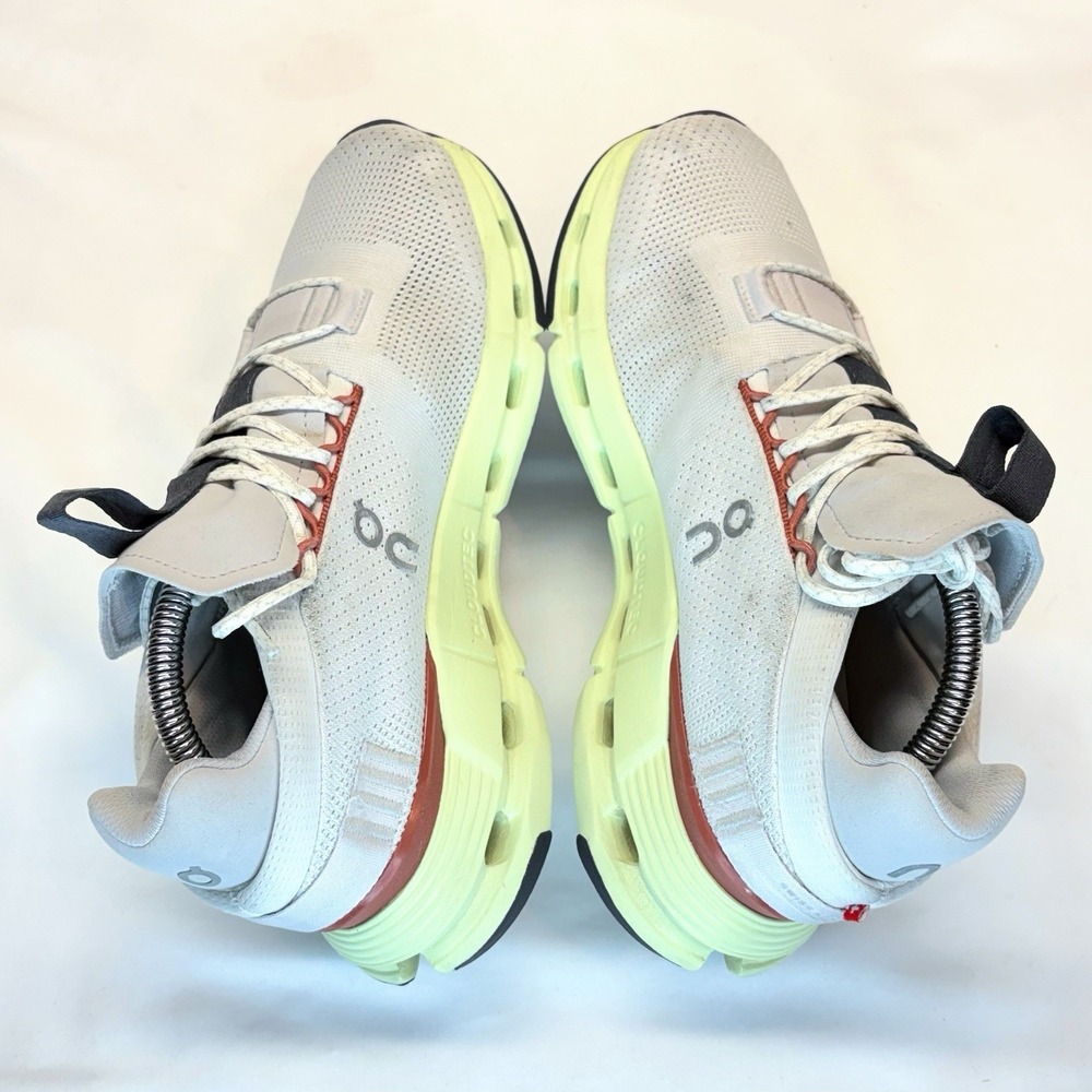 On Cloudnova Running Trainers Womens Size US 7 Limelight Eclipse Swiss Gym Shoes - Picture 5 of 13